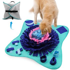 Snuffle Mat for Dogs Cats 25x25 inch Dog Snuffle Mat Interactive Feed Game for Boredom Encourages Natural Foraging Skills and Stress