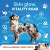 Salmon Oil for Dogs Omega 3 for Dogs 8 FL OZ Wild Alaskan Salmon Fish Oil Natural EPA & DHA Fatty Acids for Skin & Coat Allergy Joint & Bone Health Li