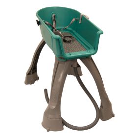 Elevated Dog Bath and Grooming Center (Color: Teal, Size: Medium)