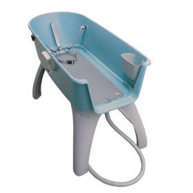 Elevated Dog Bath and Grooming Center (Color: Teal, Size: Extra Large)