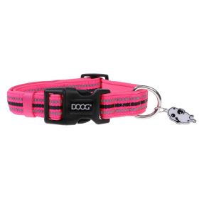 Neoprene Dog Collar Neon (Color: Pink, Size: Medium)
