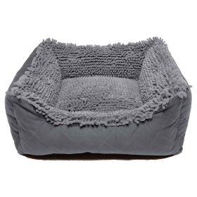 Dirty Dog Lounger Bed (Color: Cool Grey, Size: Extra Large)