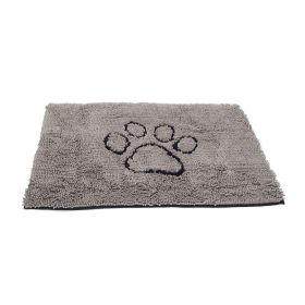 Dirty Dog Door Mat (Color: Grey, Size: Medium)