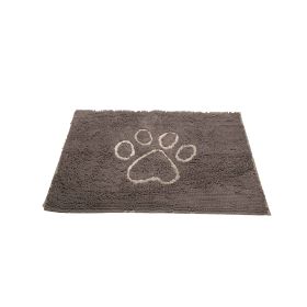 Dirty Dog Door Mat (Color: Misty Grey, Size: Large)