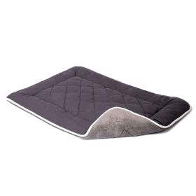 Pet Cotton Canvas Sleeper Cushion (Color: Pebble Grey, Size: Extra Extra Large)