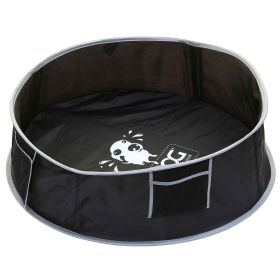 Pop-Up Dog Pool (Color: Black, Size: Small)