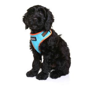 Neoflex Dog Harness Beethoven Neon (Color: Orange/Blue, Size: Extra Small)