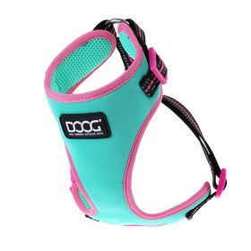 Neoflex Dog Harness Rin Tin Tin Neon (Color: Teal/Pink, Size: Large)