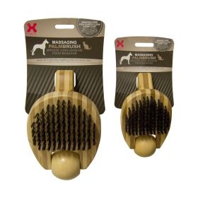 Massaging Pet Palm Brush (Color: Brown, Size: Large)