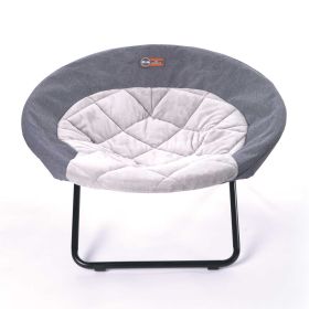 Elevated Cozy Cot (Color: Gray, Size: Small)