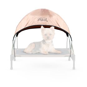 Pet Cot Canopy (Color: Tan, Size: Small)