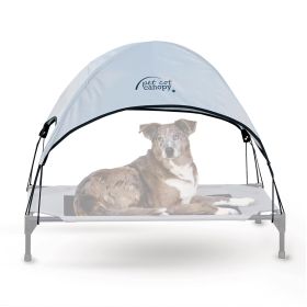 Pet Cot Canopy (Color: Gray, Size: Large)