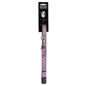 Neoprene Dog Leash Gromit (Color: Blue/Pink, Size: Large)