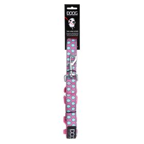 Neoprene Dog Leash Luna (Color: Pink/Blue, Size: Large)