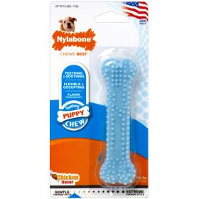 Puppy Dental Chew Toy (Color: Blue, Size: Petite)