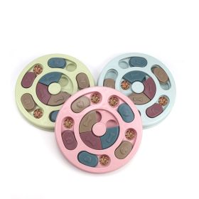 Pet supplies Dog puzzle toys Antiboreal artifact Interactive puzzle feeding (Color: Green, Size: print)