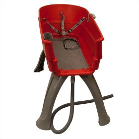 Elevated Dog Bath and Grooming Center Flat Rate Shipping (Color: Red, Size: Large)