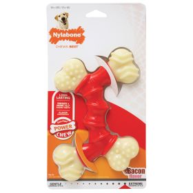 Power Chew Double Bone Bacon Chew Toy (Size: Souper)