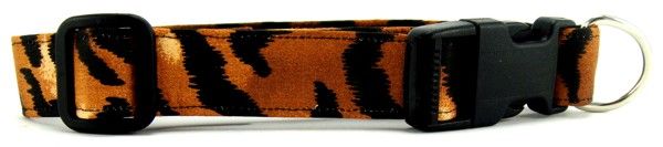Tiger Stripes Dog Collar (Size: X-Small)