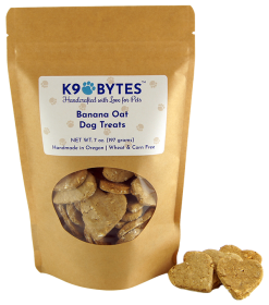 Banana Oat Dog Treats (Size: 7 oz)